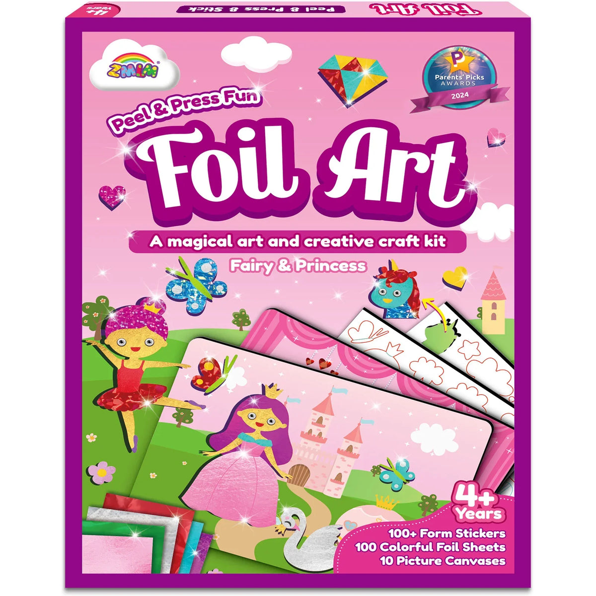 Foil Art Craft Kit for Kids - Creative and Mess Free Play