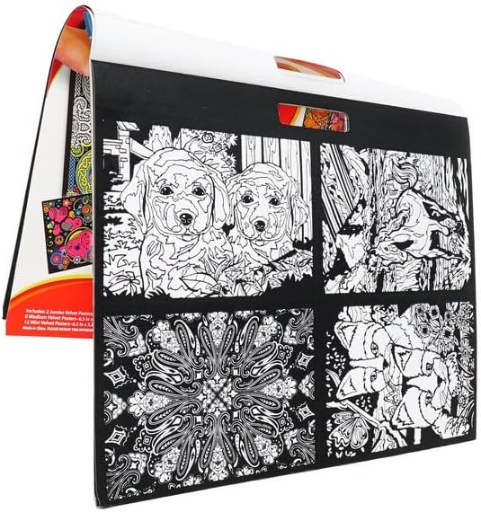 🎨 Fuzzy Velvet Posters – Magic Color Art