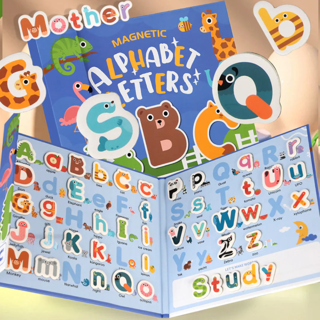 Magnetic Alphabet Learning Book For Kids