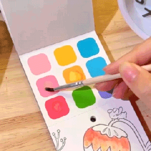 Watercolor Doodle Coloring Books