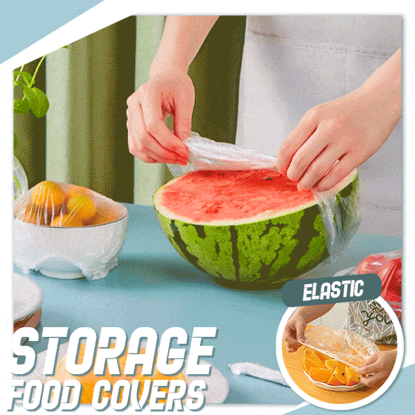 Reusable Elastic Food Storage Covers (100 PCS)