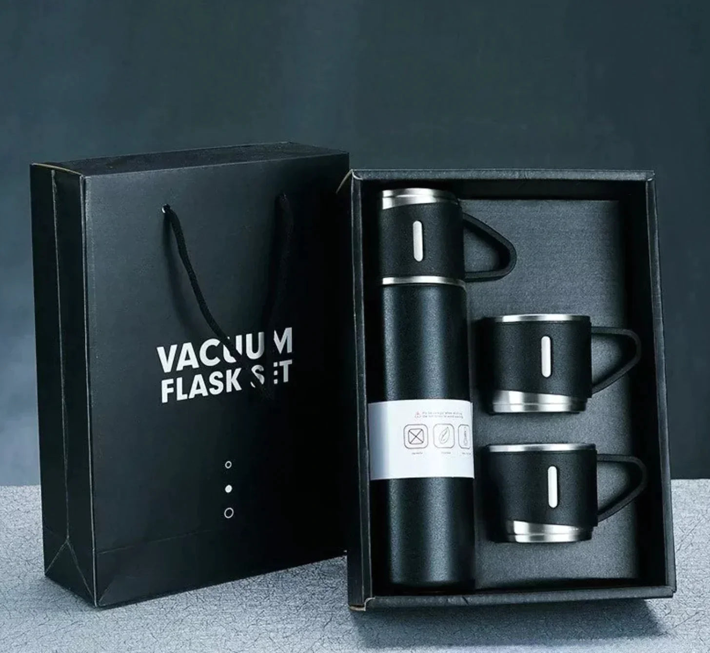 Stainless Steel Vacuum Flask Set